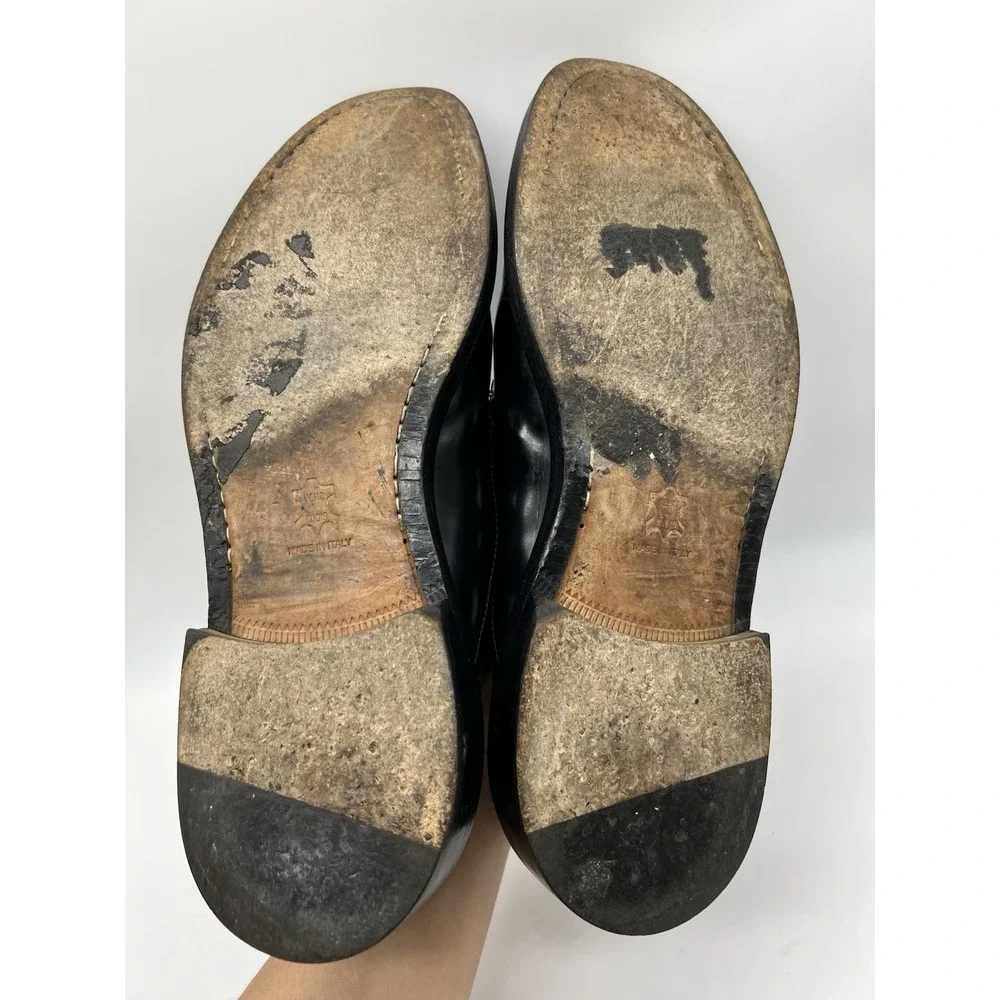Vintage Fendi Dress Shoe Men's Loafers - Size 9‎ - Black - Pre-Owned